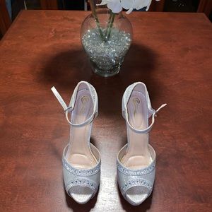 Elegant Collection sequin heels